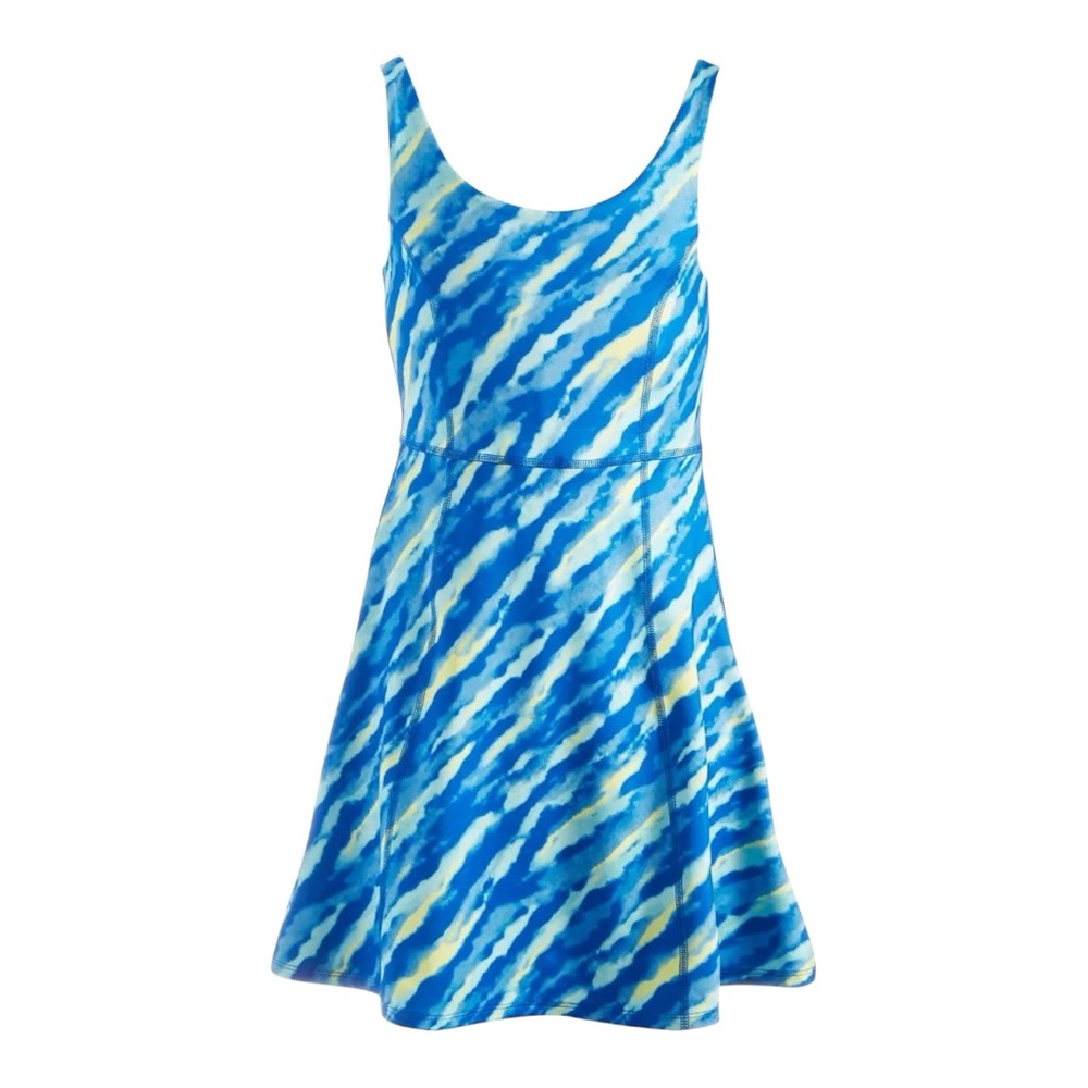 ID Ideology Big Girls Blue and Yellow Tie-Dyed
Flounce Skort S